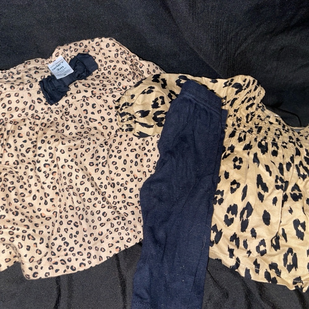 Carter's Leopard Print Kids Matching Set
